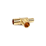 3/4" x 1/2" x 3/4" PEX Brass Tee