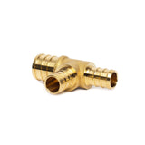 3/4" x 1/2" x 1/2" PEX Brass Tee