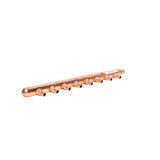 3/4" PEX Inlet x 1/2" PEX Outlet 8 Branch Closed End Manifold