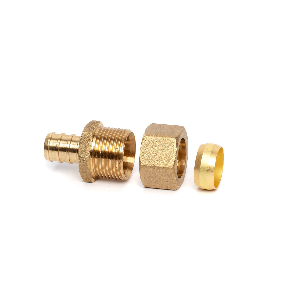 1/2" Comp x 1/2" PEX Transition Coupling