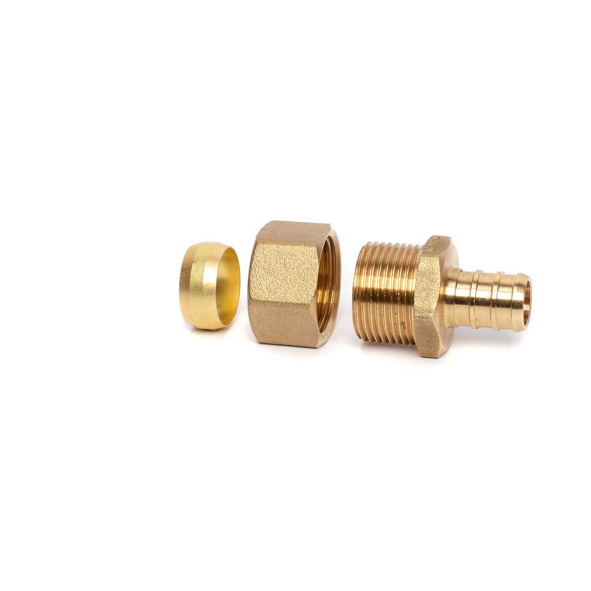 1/2" Comp x 1/2" PEX Transition Coupling