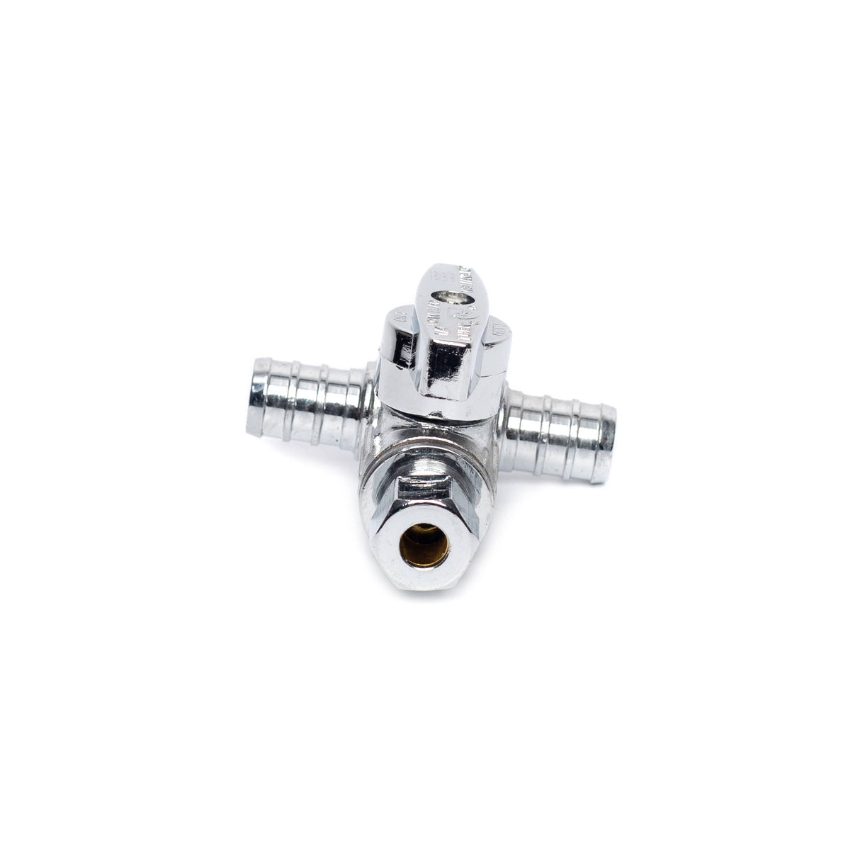 1/2" PEX x 1/2" PEX x 1/4" Compression Icemaker Tee Valve