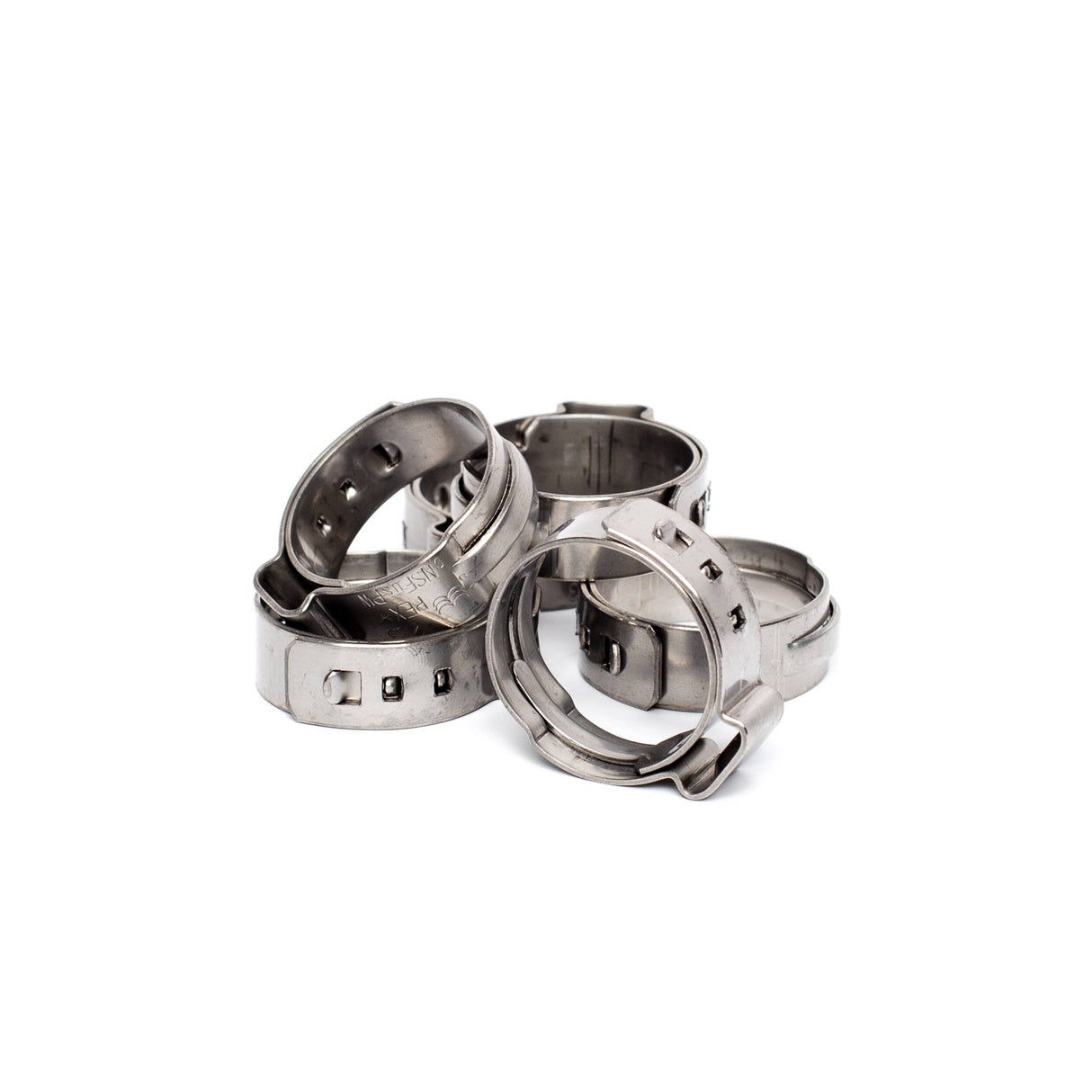 3/4" Stainless Steel Surlok Pipe Clamps - 6 Pack