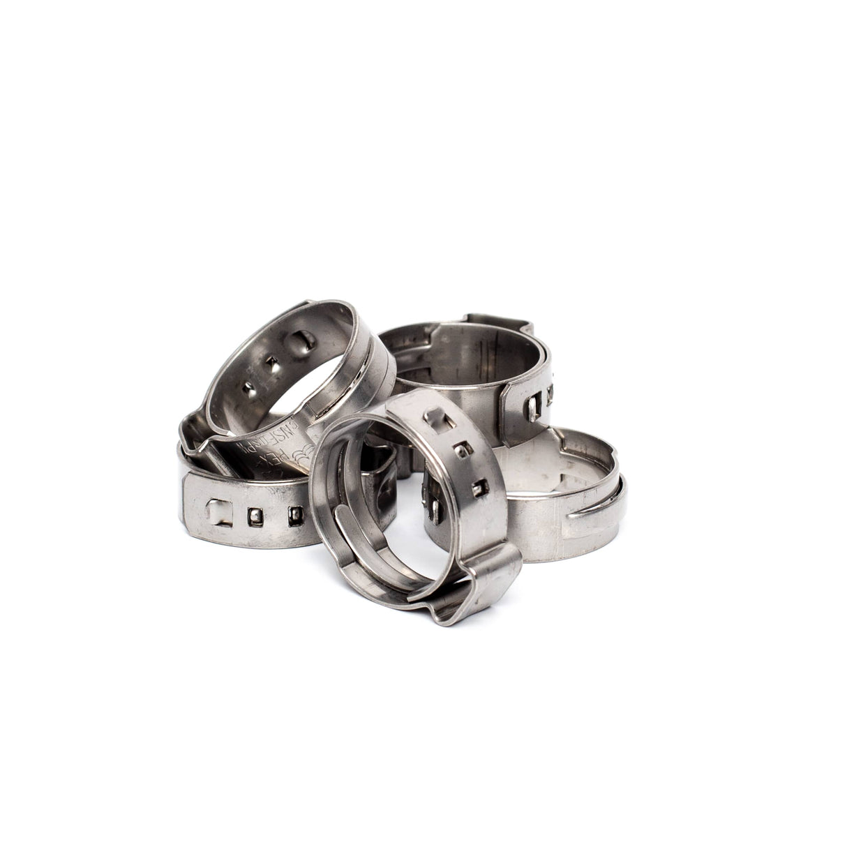 3/4" Stainless Steel Surlok Pipe Clamps - 6 Pack