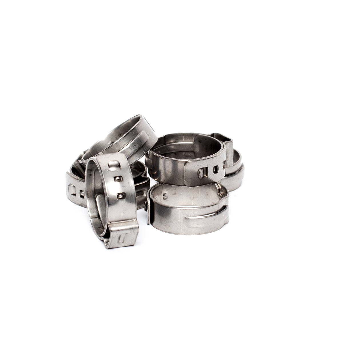 3/4" Stainless Steel Surlok Pipe Clamps - 6 Pack