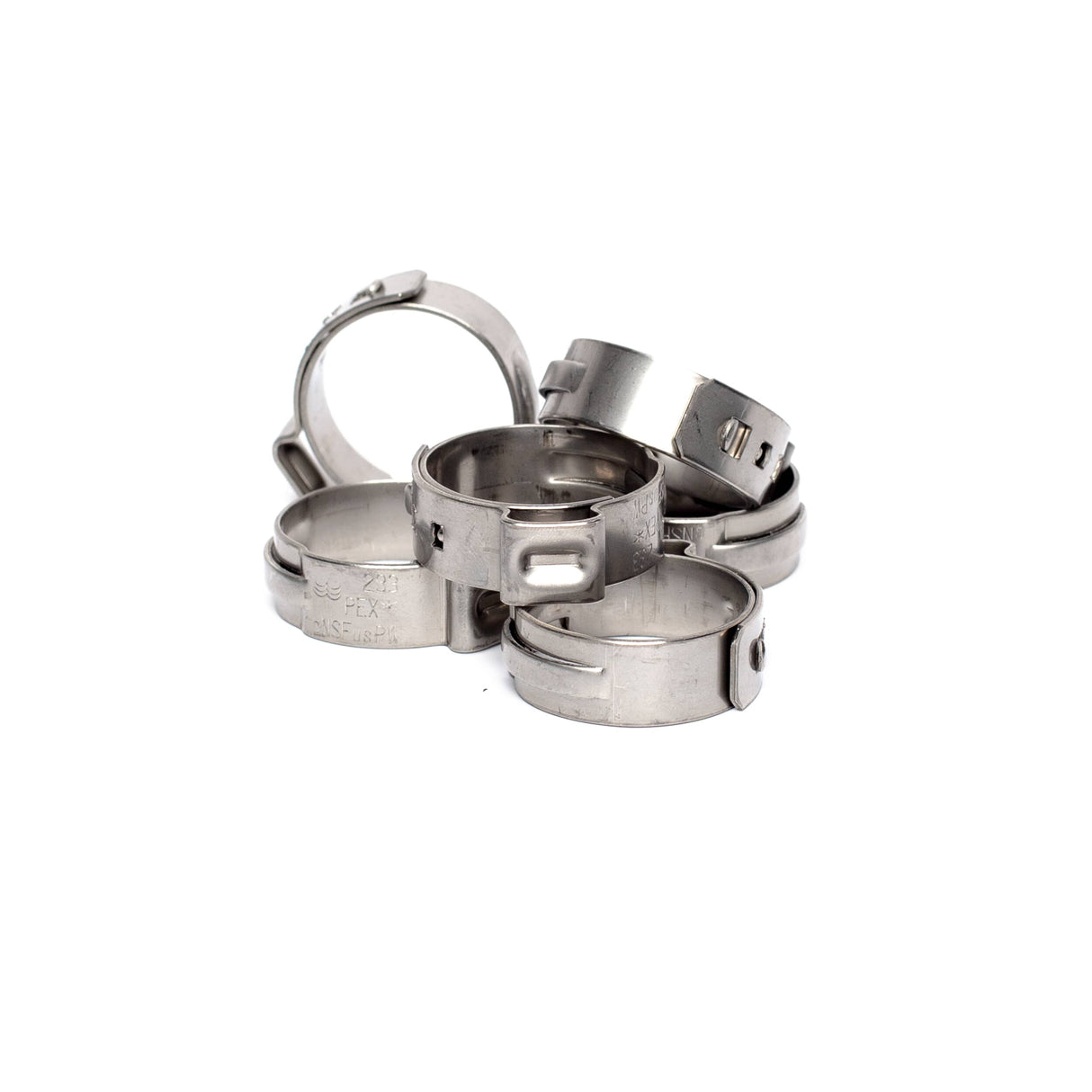 3/4" Stainless Steel Surlok Pipe Clamps - 6 Pack
