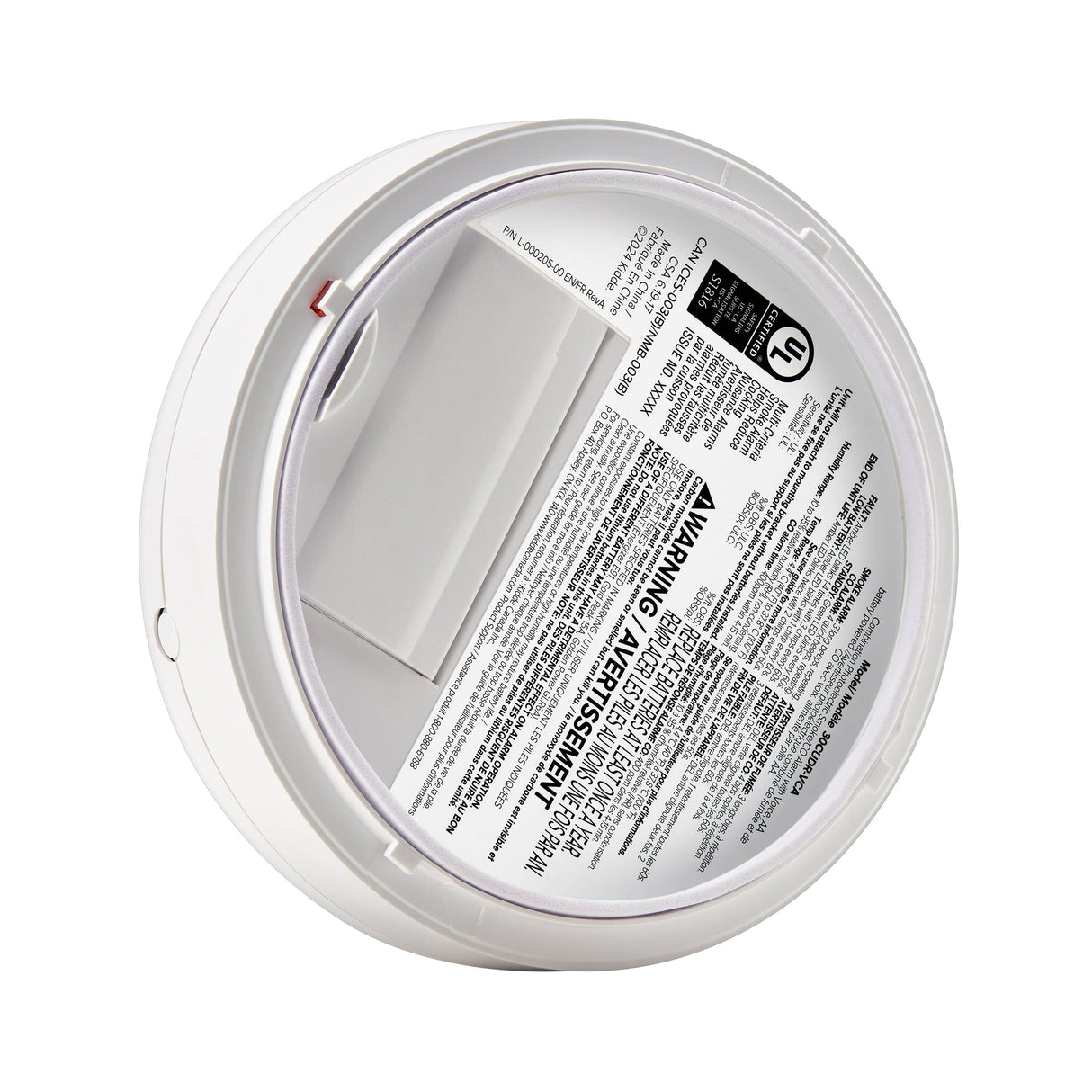 Battery Operated Smoke & Carbon Monoxide Detector with AA Battery, Voice Warning