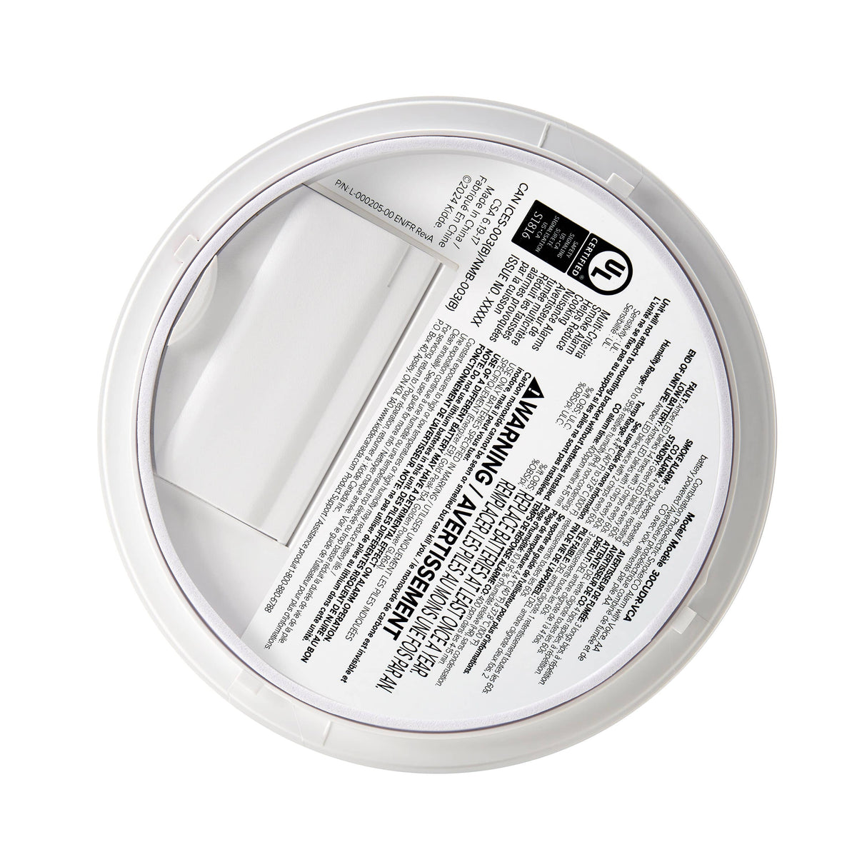 Battery Operated Smoke & Carbon Monoxide Detector with AA Battery, Voice Warning