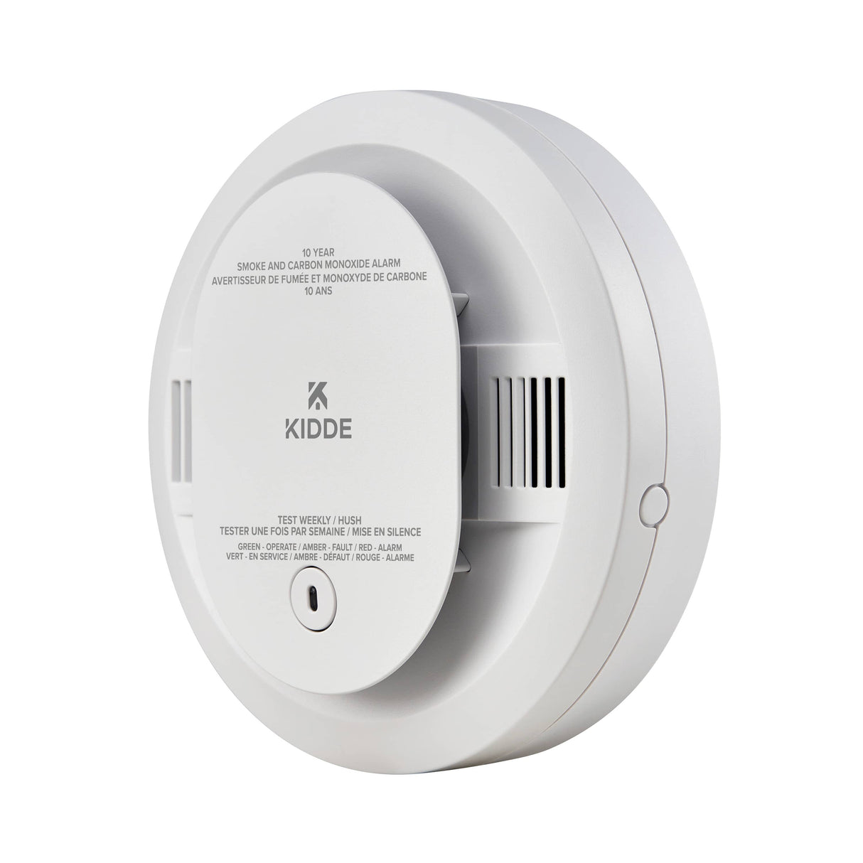 Battery Operated Smoke & Carbon Monoxide Detector with Worry Free 10 Year Battery, Voice Warning