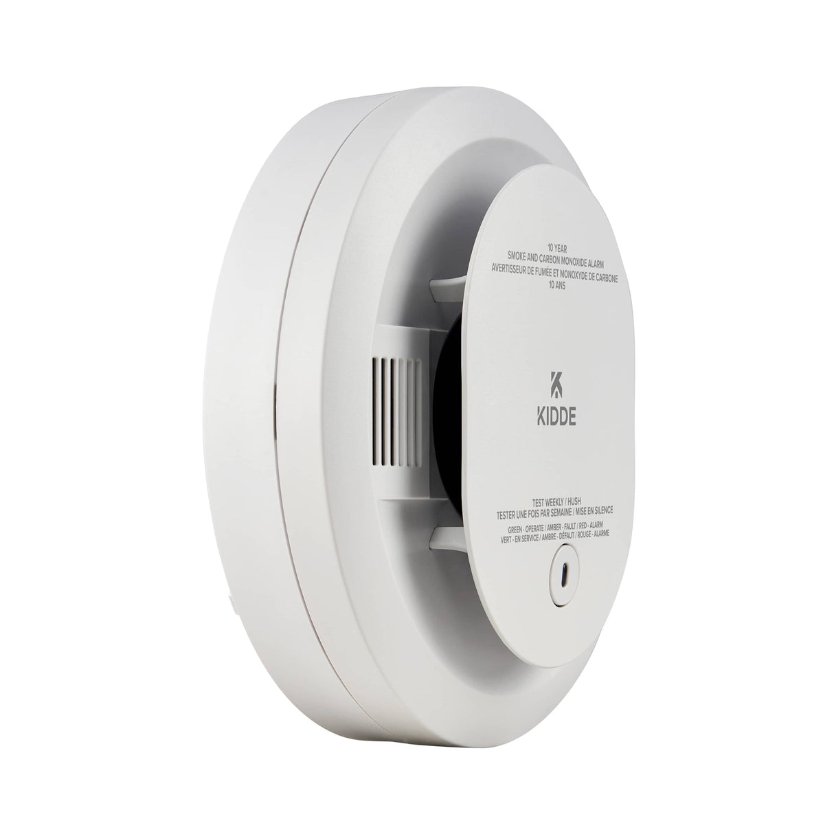 Battery Operated Smoke & Carbon Monoxide Detector with Worry Free 10 Year Battery, Voice Warning