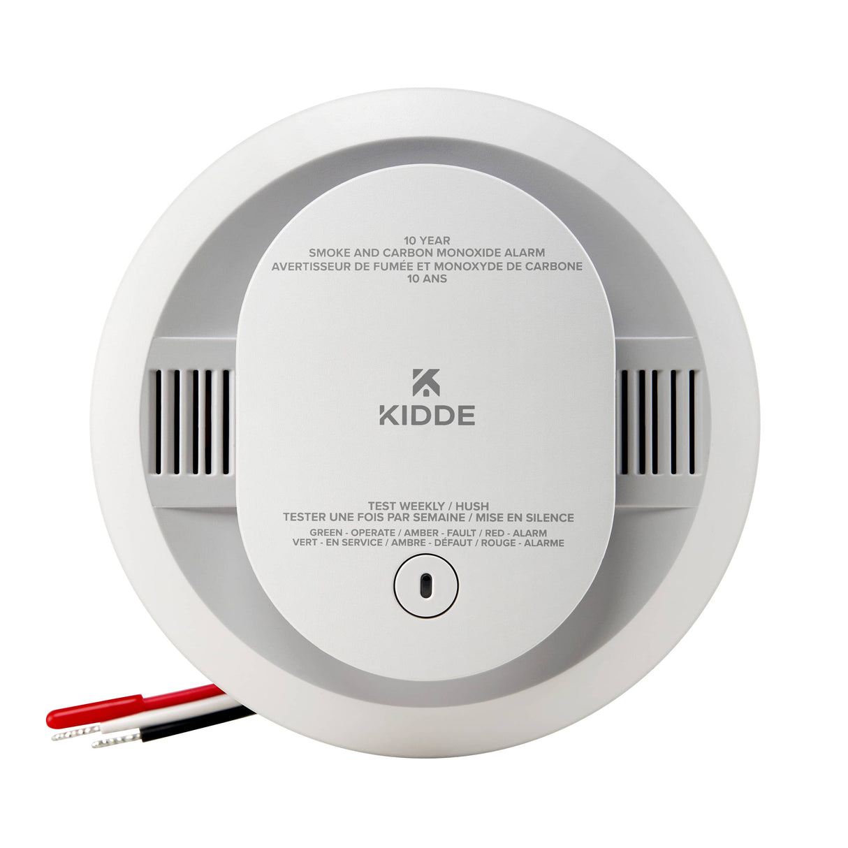 Hardwired Smoke & Carbon Monoxide Detector with Worry Free 10 Year Backup Battery - Voice Warning