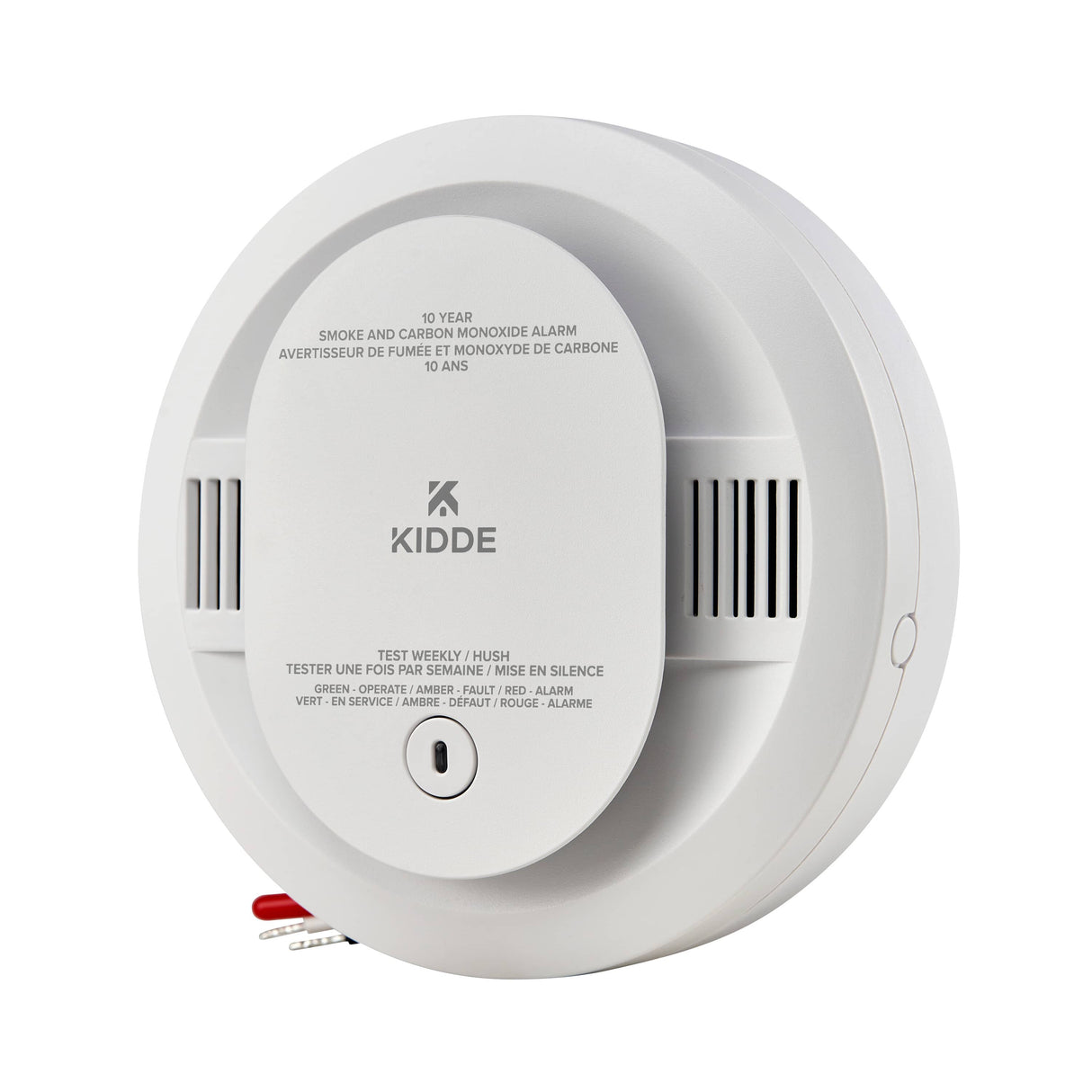 Hardwired Smoke & Carbon Monoxide Detector with Worry Free 10 Year Backup Battery - Voice Warning