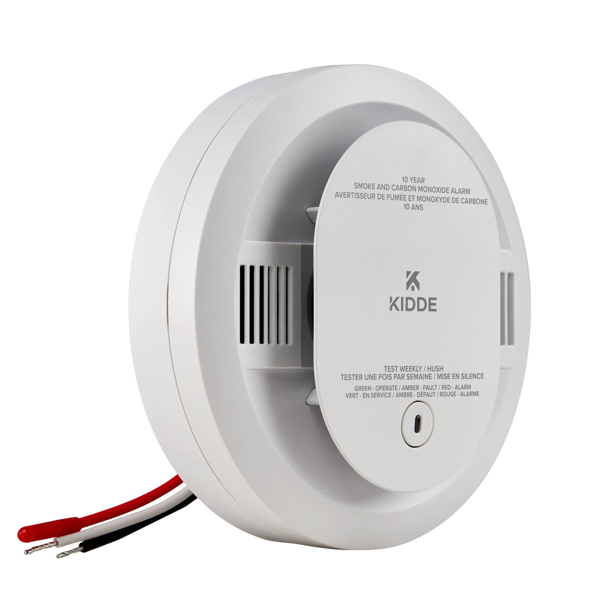 Hardwired Smoke & Carbon Monoxide Detector with Worry Free 10 Year Backup Battery - Voice Warning