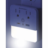 4 Outlet Light Surge Protector with LED light, 1 Type-C & 1 USB ports