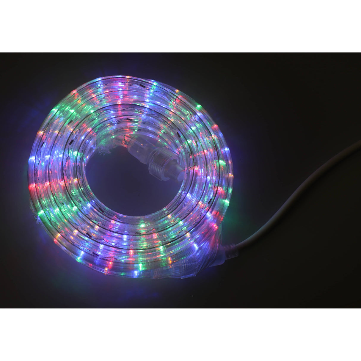 LED Round Rope Light - Multi-Colour, 15'