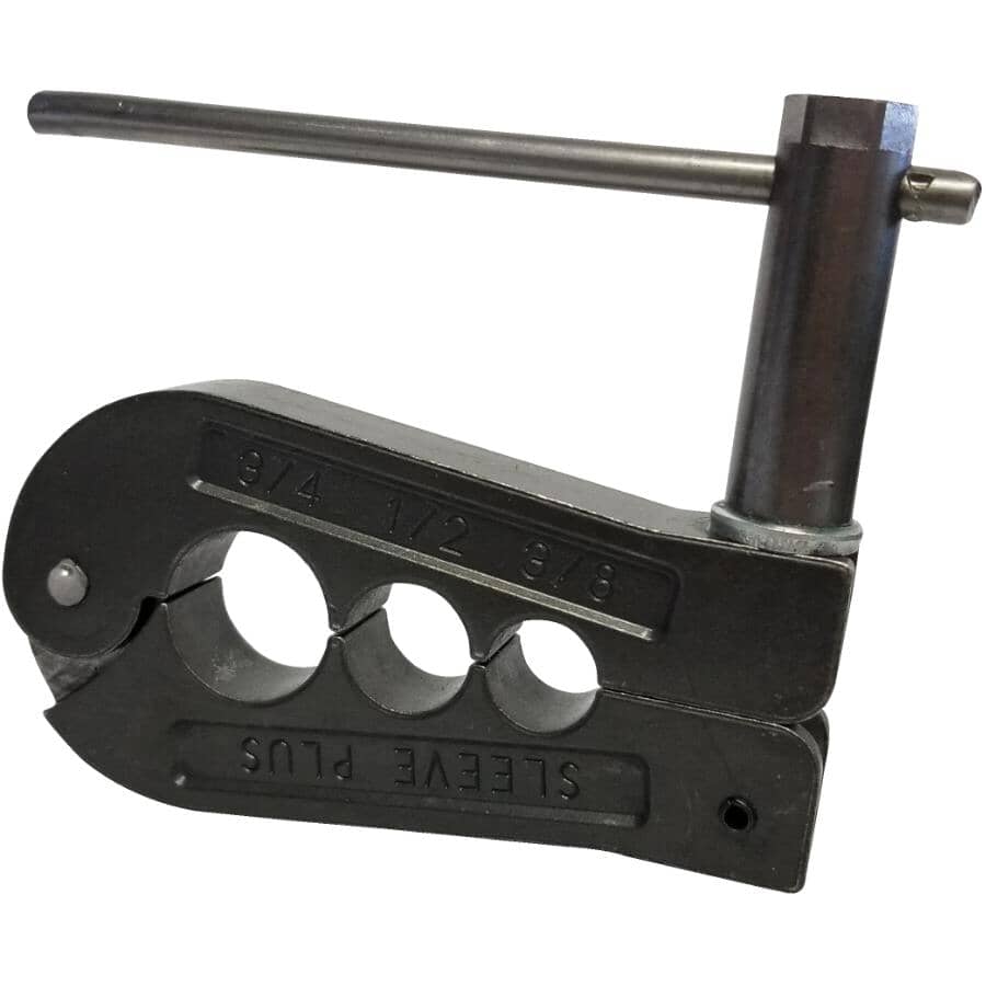 3/8", 1/2" & 3/4" Universal Crimp Tool for PEX Pipe