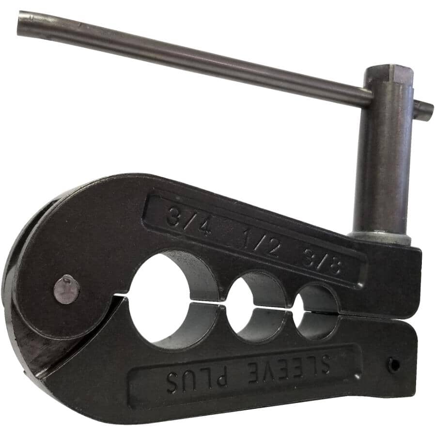 3/8", 1/2" & 3/4" Universal Crimp Tool for PEX Pipe