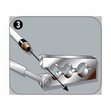3/8", 1/2" & 3/4" Universal Crimp Tool for PEX Pipe