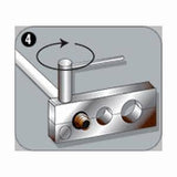 3/8", 1/2" & 3/4" Universal Crimp Tool for PEX Pipe