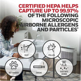 Power Insight HEPA Air Purifier Console - White