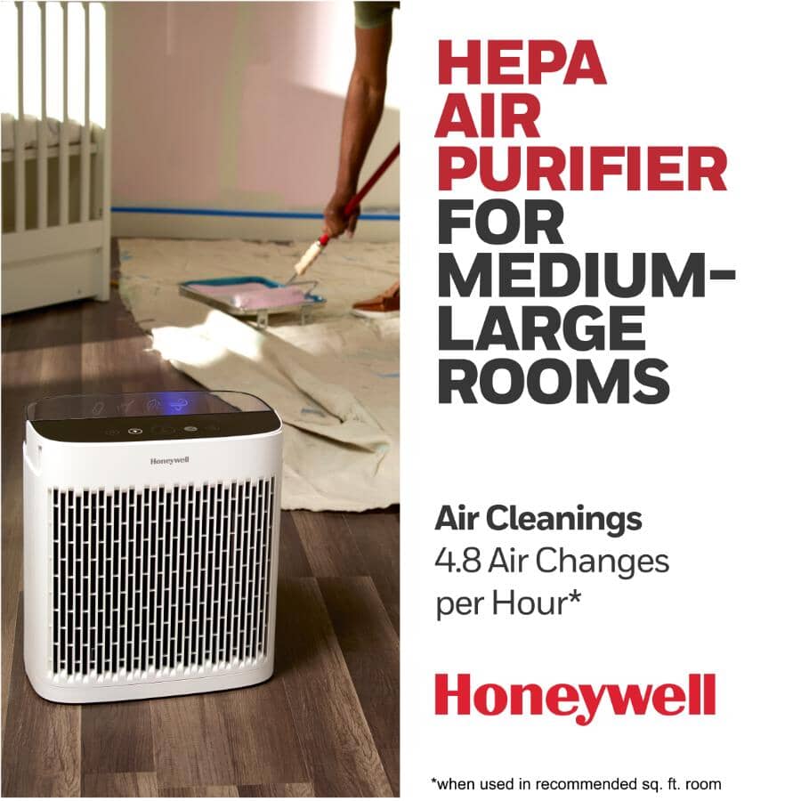 Power Insight HEPA Air Purifier Console - White
