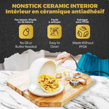 White Electric Cooker - 1.5 L