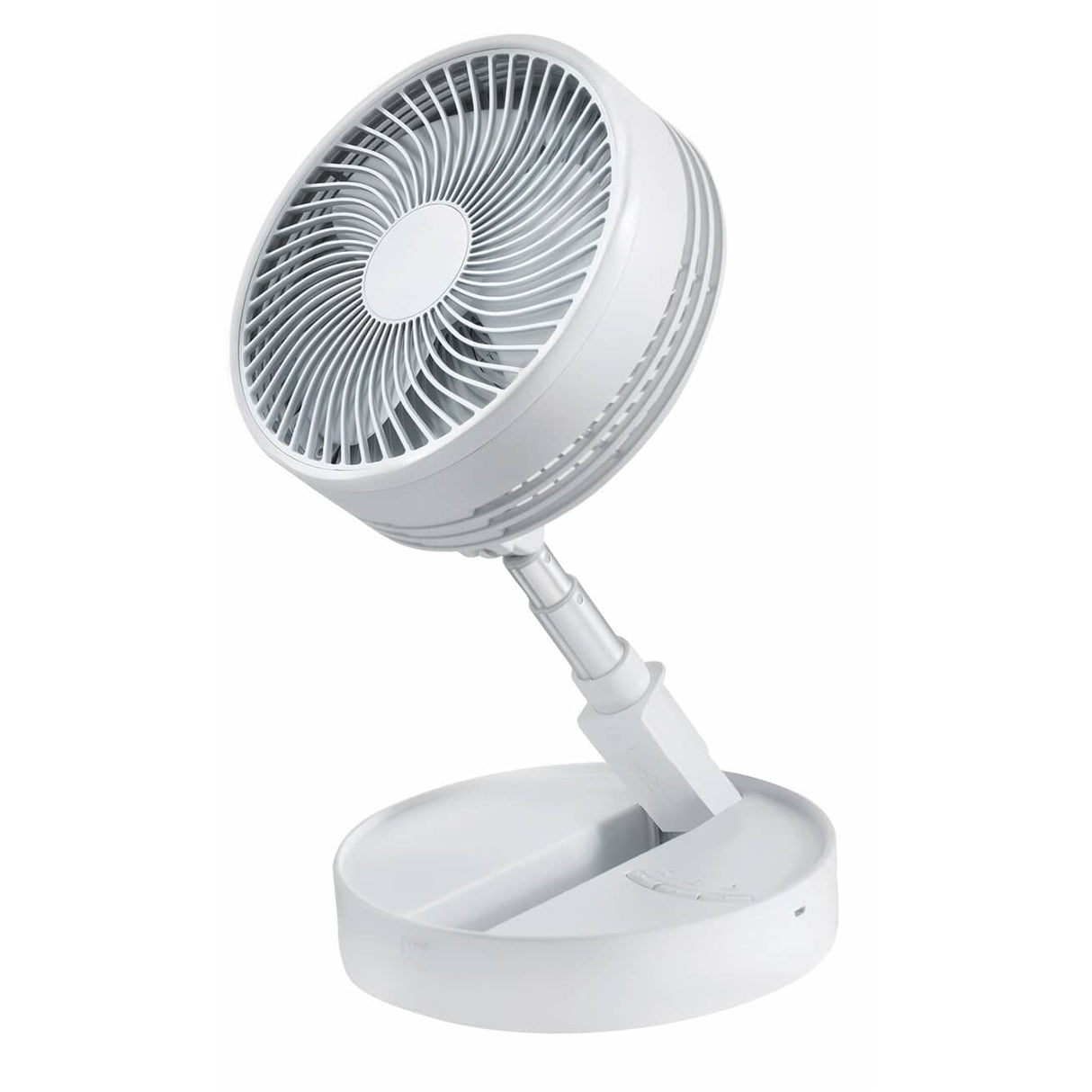 Two in One Table & Floor Rechargeable Fan - 10" Diameter, 3 Speed Settings