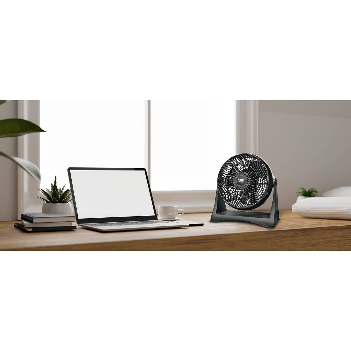 8" Turbo Fan with Tilt - Black