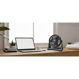 8" Turbo Fan with Tilt - Black