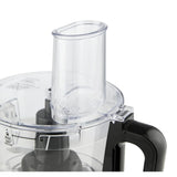 8 Cup Food Processor/Chopper with Detachable Side Chute - Black, 500W