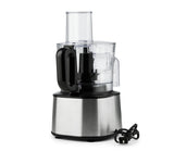 8 Cup Food Processor/Chopper with Detachable Side Chute - Black, 500W