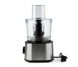 8 Cup Food Processor/Chopper with Detachable Side Chute - Black, 500W
