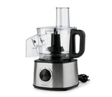 8 Cup Food Processor/Chopper with Detachable Side Chute - Black, 500W