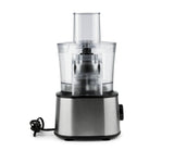 8 Cup Food Processor/Chopper with Detachable Side Chute - Black, 500W