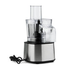 8 Cup Food Processor/Chopper with Detachable Side Chute - Black, 500W