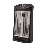 1500W Infrared Quartz Heater - with Thermostat, Black