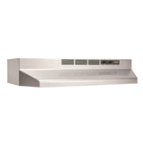 NU2 30" Under Cabinet Range Hood -  210 Max CFM, Stainless Steel