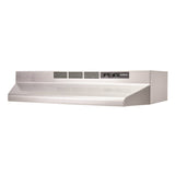 NU2 30" Under Cabinet Range Hood -  210 Max CFM, Stainless Steel