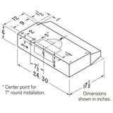 NU2 30" Under Cabinet Range Hood -  210 Max CFM, Stainless Steel