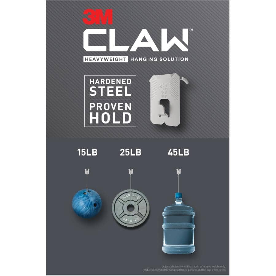 CLAW Drywall Picture Hanger - 45 lb