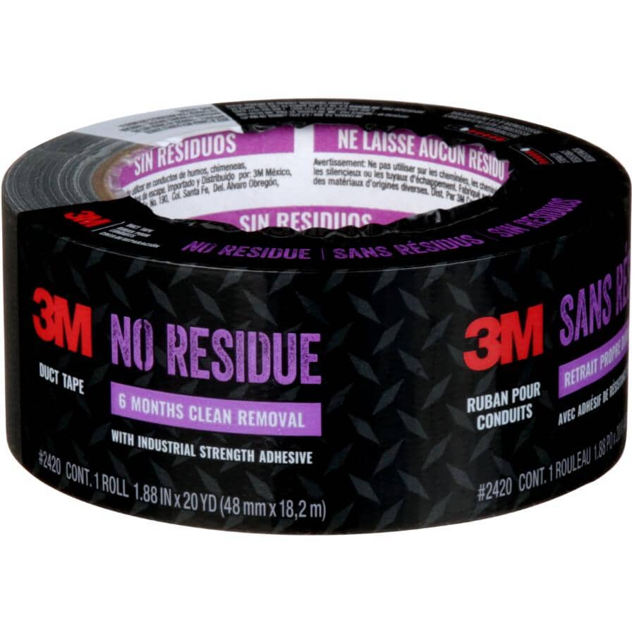 No Residue Duct Tape - 1.88" x 20 yards (48 mm x 18.2 m)