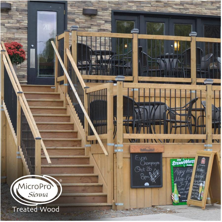 4 x 4 x 16' Sienna Pressure Treated Lumber