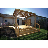 4 x 4 x 8' Sienna Pressure Treated Lumber