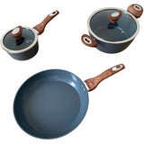 Non-Stick Starter Pack Cookware Set - Smoked Grey, 5 Piece