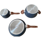 Non-Stick Starter Pack Cookware Set - Smoked Grey, 5 Piece