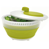 3 L Collapsible Salad Spinner - Green