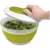 3 L Collapsible Salad Spinner - Green