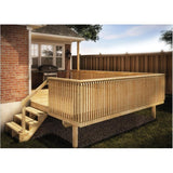 42" Sienna Pressure Treated Angled End Baluster