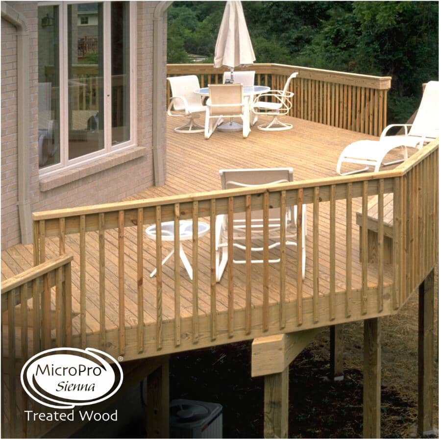 42" Sienna Pressure Treated Angled End Baluster