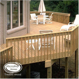 42" Sienna Pressure Treated Angled End Baluster